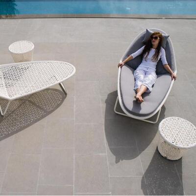 阳台躺床庭院泳池藤外户外编休躺椅沙滩织床创意闲EXB室阳台懒人