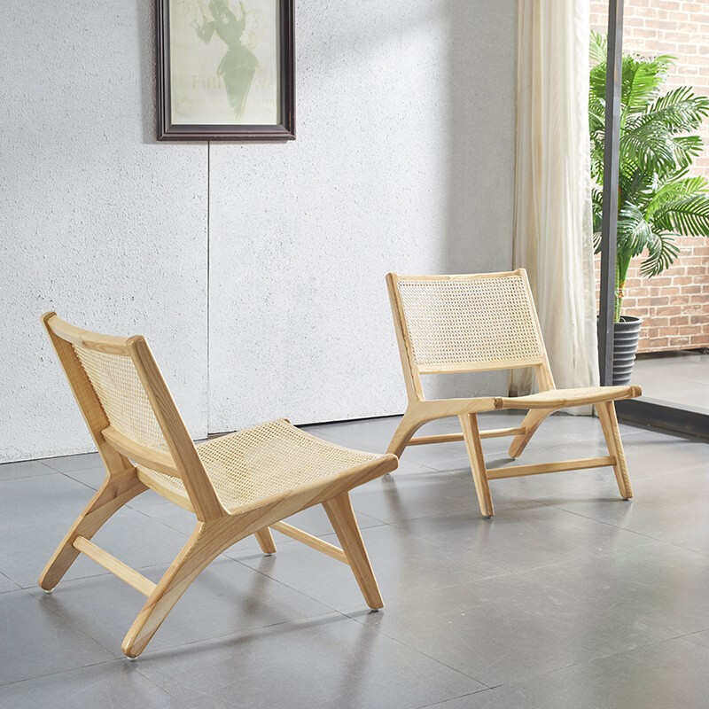 北欧藤椅实木沙发椅室内家用藤编躺椅阳台新中式编织休闲藤编椅子,商业/办公家具,商用藤编家具,淘宝优惠券,粉丝福利购,淘宝优惠卷