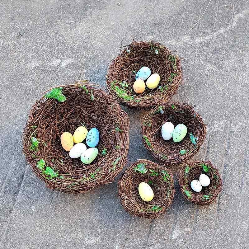 藤编鸟窝鸟笼装饰品摆设草编鸟巢道具手工制作彷真鸟蛋,宠物/宠物食品及用品,鸟窝,淘宝优惠券,粉丝福利购,淘宝优惠卷