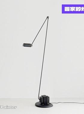意大利Lumina Daphine马达落地灯复古设计师客厅沙发旁书房灯具