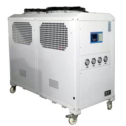 供应三辊机冷却用制冷机，8HP风冷式冷水机，东莞优冷制冷厂家