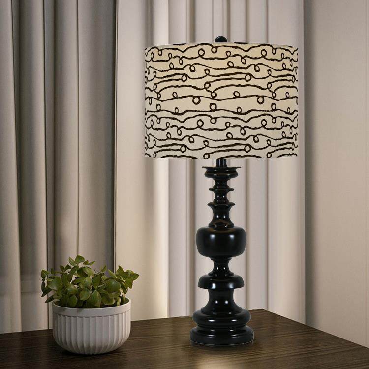 正品美式黑台简浪约大灯 欧式乡村复古创意卧室床头客厅漫个色性