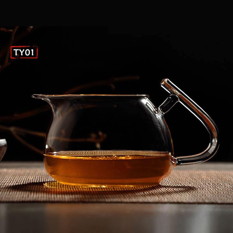吉谷TY01匀和大容量公道杯高硼硅耐热玻璃杯大号泡茶器公杯茶具