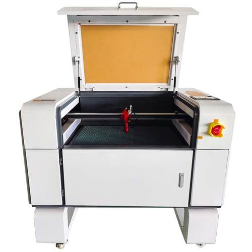 新款6040E60W雕刻机灰白乾诚激光切割机非金属材料CO2激光雕刻机
