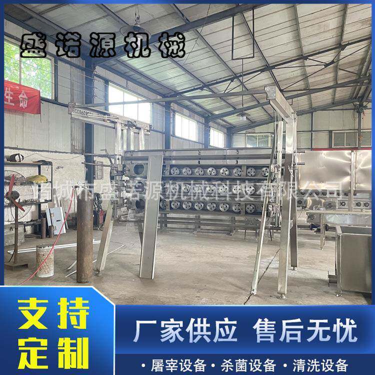 蛋鸡屠宰脱毛机大产量家禽脱毛设备盛诺源立式精脱羽机生产厂家