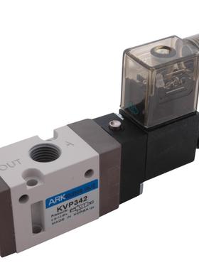 韩国 ARK 3通先导常开空气电磁阀 KVP342/542/642-4/5DB-02A /02B