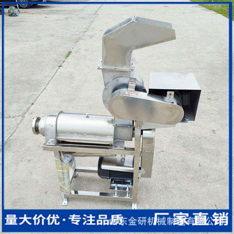 大型青柠檬桑葚榨汁机 工业丝瓜生姜挤汁设备 莲雾油甘果打浆机