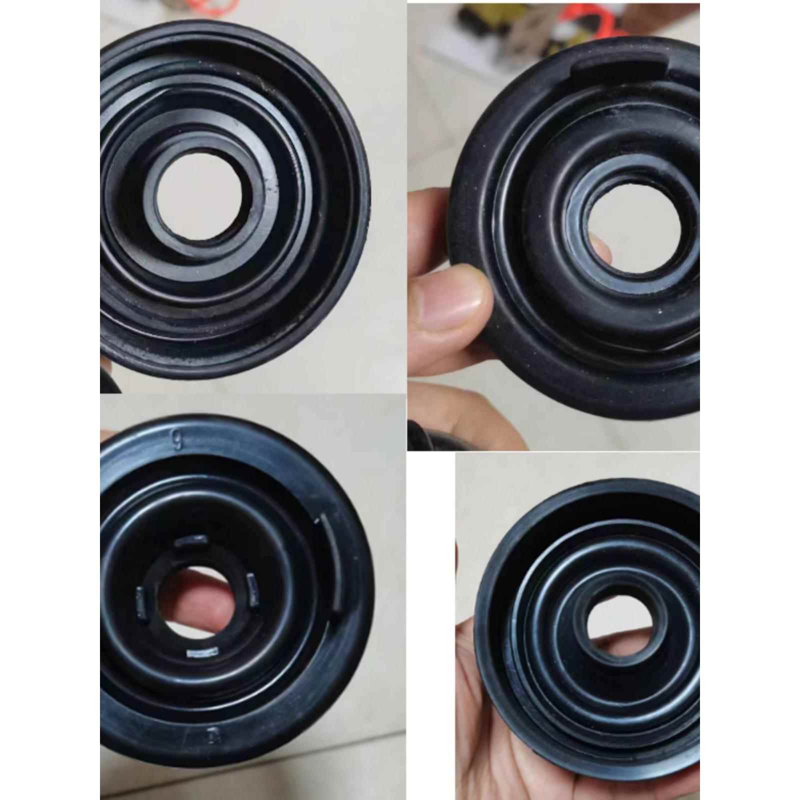 摩托车大灯防尘盖防尘罩加长LED改装通用防水密封延长胶H4后盖USR