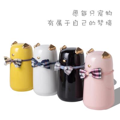 陶瓷骨灰盒防潮CXB密封化宠物骨灰罐小狗去世罐火毛发狗收纳宠物