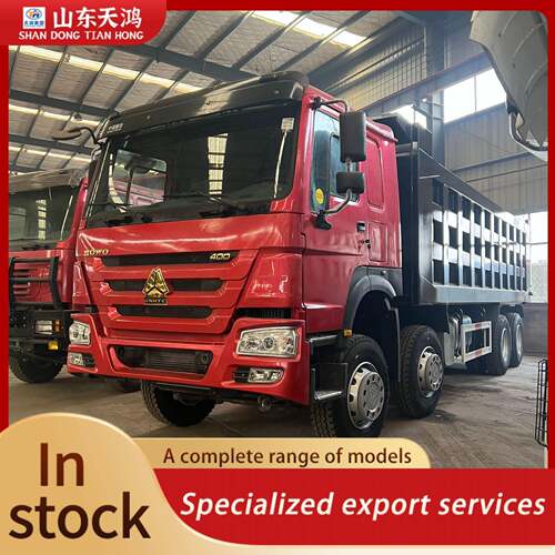 境外出口非洲重汽货车豪沃WOHO自卸车8*4后翻自卸车400马力运输车