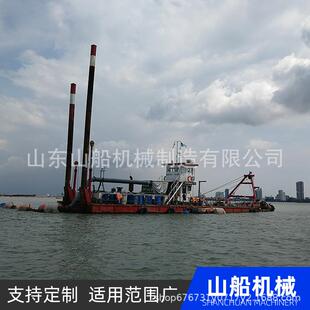 河道码头航道拓宽大小型清淤船湖泊疏浚船挖沙挖泥船绞吸式抽沙船