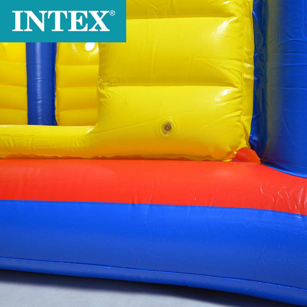 INTEX48259儿童室内家用型充气跳跳乐蹦蹦床方形弹跳池淘气堡现货