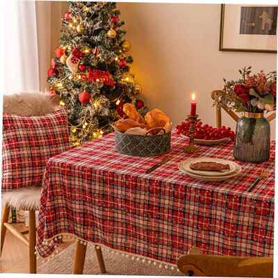 Christmas snowflake table cloth tablecloth various styles