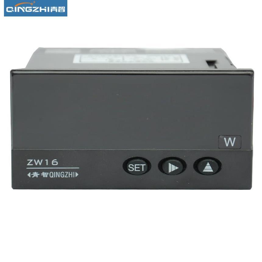 青岛青智ZW1604盘装电量表单相数字功率因数表0.2-1.0盘面表头