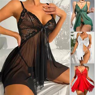 Womens gifts Lingerie Women Lace Sleepwear Sexy nightie gift
