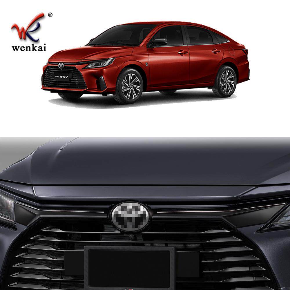 适用于丰田23款Yaris Ativ改装前保险杠车标专用中网装饰亮条