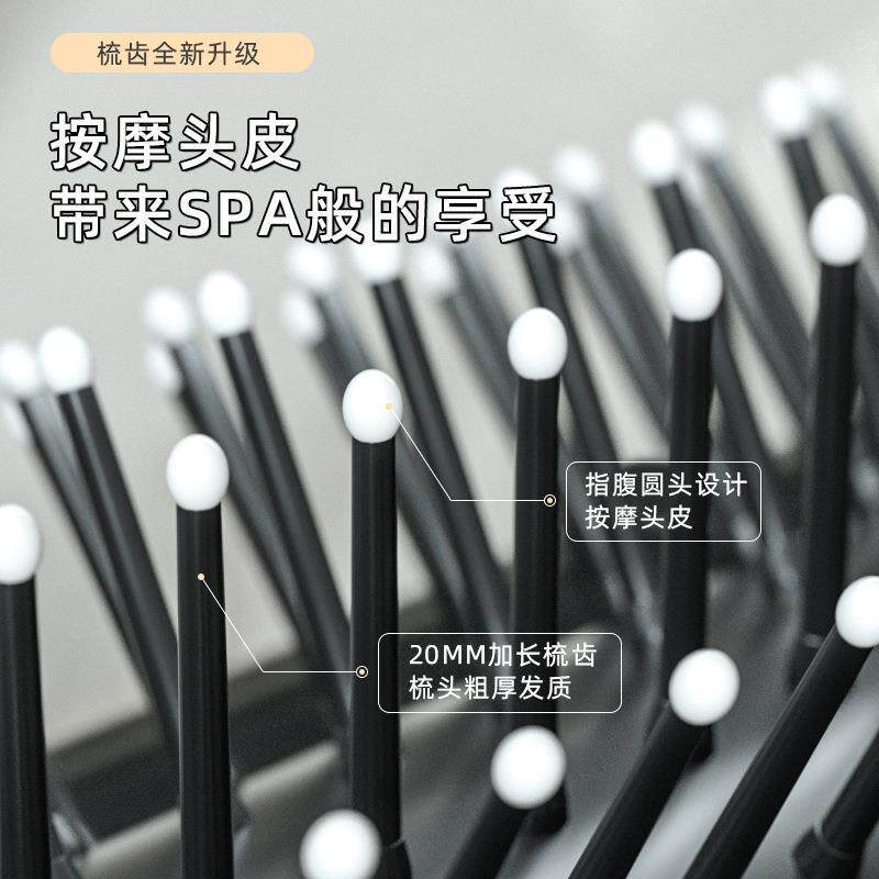 折叠小梳子镜子梳一体迷你随身便携女士长发专用按摩气囊梳气垫梳