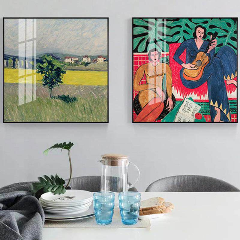 欧式晶瓷意境抽象装饰画油画酒店壁画抽象客厅沙发背景挂画玄关