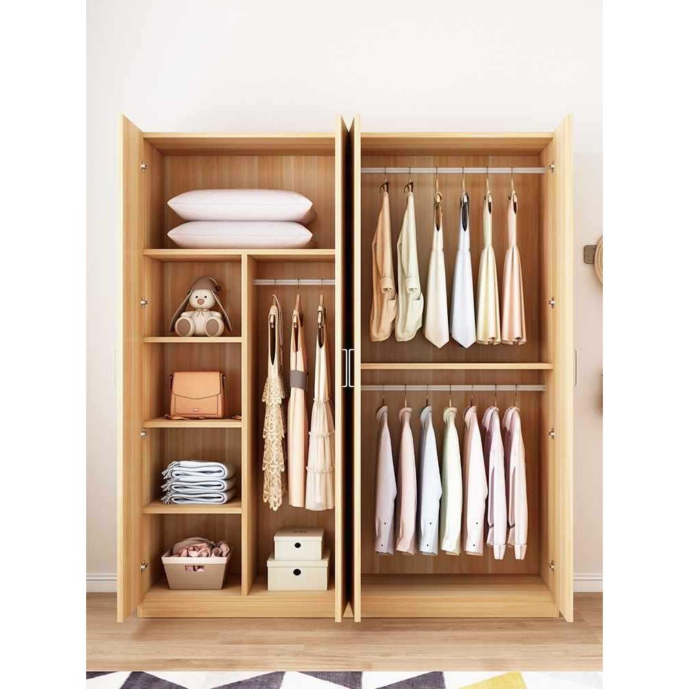 衣柜现代简质家用001卧室出租用简易实木挂约衣柜房子经济型组装
