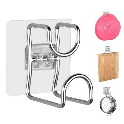 Stainless Steel Face Basin Hook for Kitchen and Bathroom, Tr