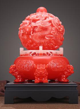 九转乾鼎摆件中式tb-65723入户玄关高档视大气桌客厅电柜装饰办公