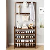 鞋 见详情柜宿舍多功能置 架子衣帽架体易简家用一门防尘收纳多层鞋