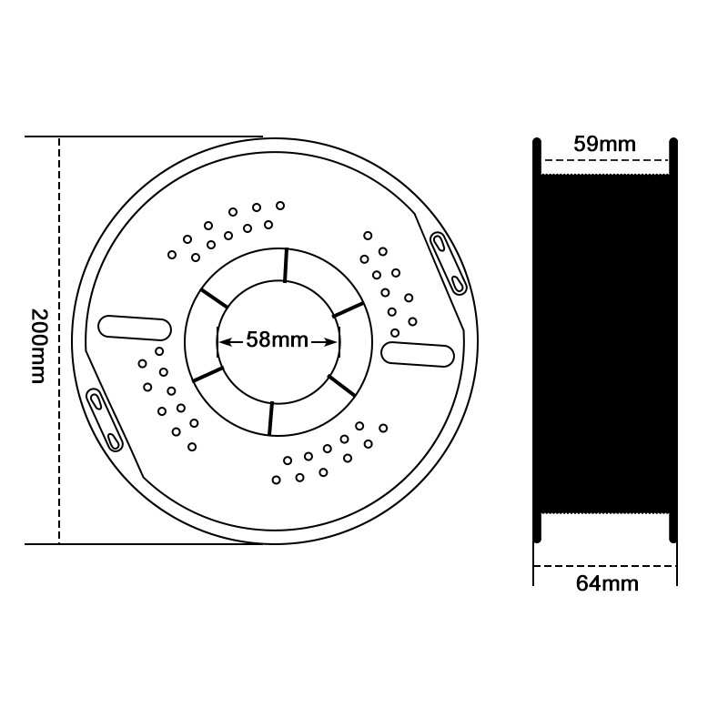 PETG碳纤维3d打印耗材1.75mm混合线条3d打印材料 高强度高韧性材