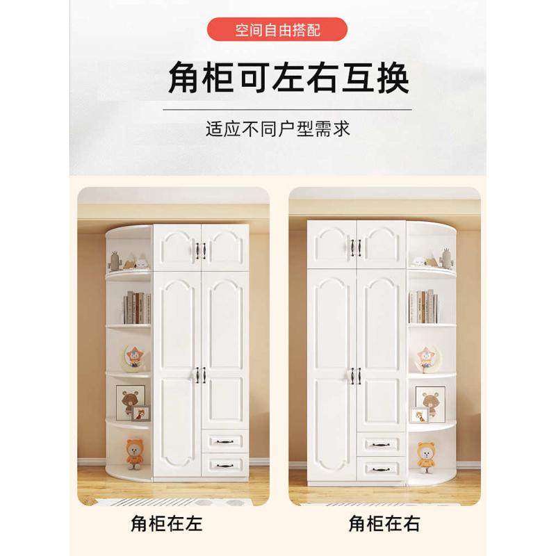 儿童两门家用卧室实木衣柜宝宝女孩小户型柜子简易公主抽屉小新品,住宅家具,独立衣柜,淘宝优惠券,粉丝福利购,淘宝优惠卷