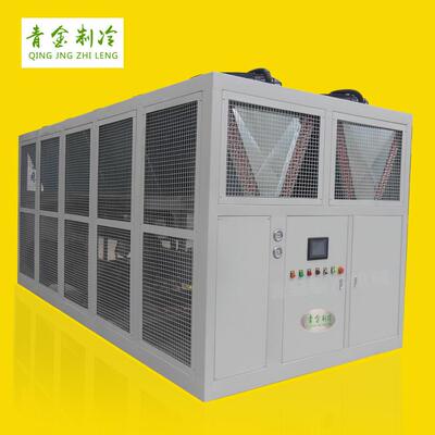 风冷式乙二醇低温螺杆冷水机70HP空调螺杆冷水机塑胶模具冷水机