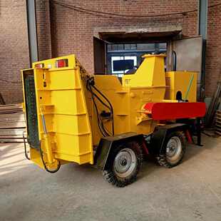 枯枝园林30圆木绿化树枝大型粉碎机木材落叶切片破碎公分粉碎机头