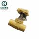 中财咖啡黄PPR热熔冷热水管件加厚大流量双向全通径闸阀黄铜阀芯