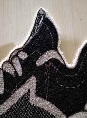 性创意广告异形尼龙印花橡y-00胶地毯r地垫D门垫Logoo个oMat