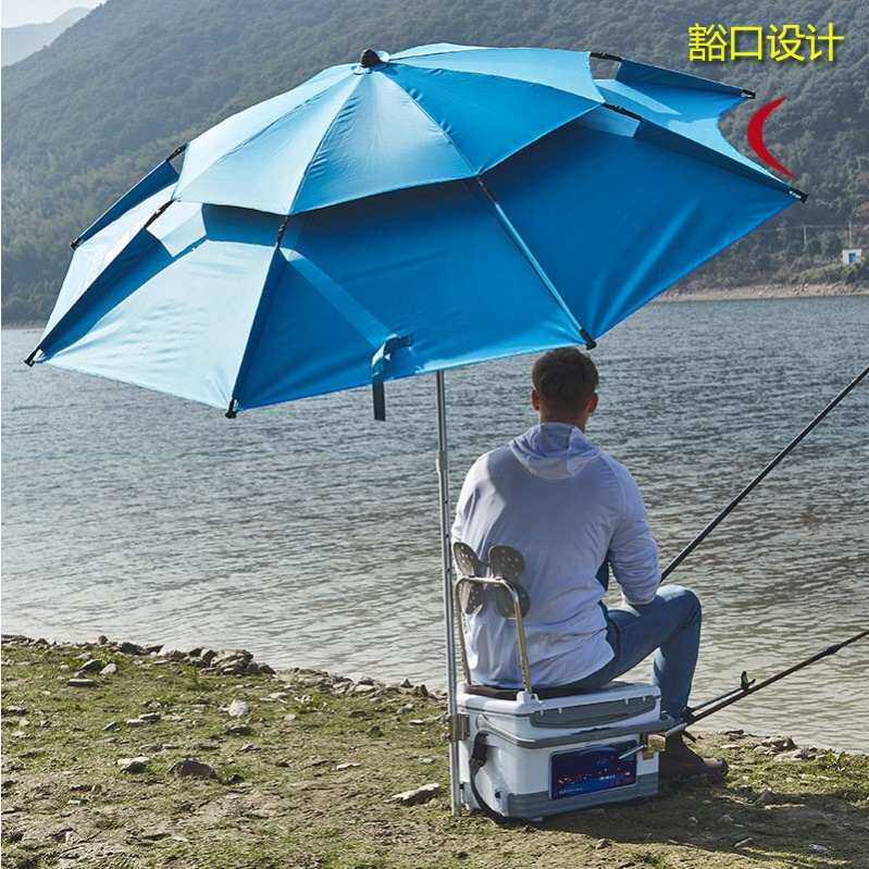 钓鱼专用伞夏季防晒遮阳户外大伞钓鱼伞摆摊大伞轻便钓伞批发