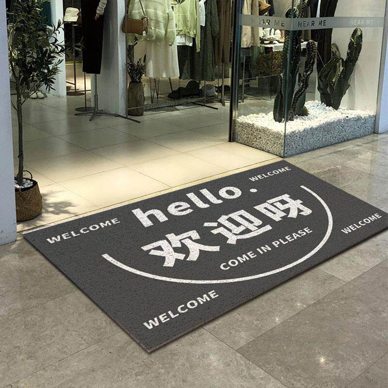 商铺进门丝圈地垫服装店入户门垫家用防滑耐脏脚垫大门口商用地毯