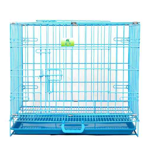 渴得狗笼子中型犬加粗加高折叠带厕所泰迪狗笼家用养殖兔笼鸽子笼