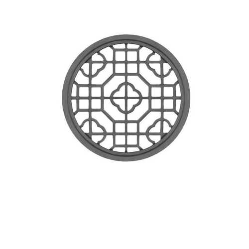 镂空古建围墙窗花水泥扇形窗方形梅兰竹菊仿古形窗花窗扇花水泥花