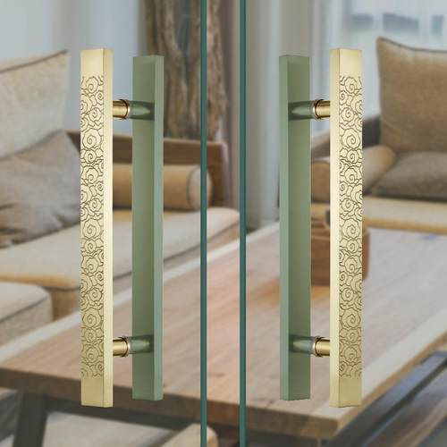 中式大门拉手古不铜玻门拉把手锈钢祥云实璃高木门方PYV管档拉手