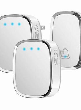 博颖A101一拖二无线门铃家用交流数码门铃防水门钟音乐门铃远距离