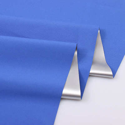 燃脂暴汗服弹力75D机械弹银膜复合耐水洗出汗服健身裤瑜伽服面料