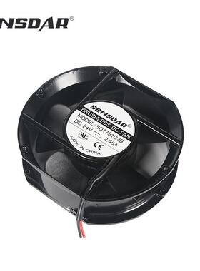 SD17251直流散热风扇12v24v大风量轴流风机四线PWM调速静音