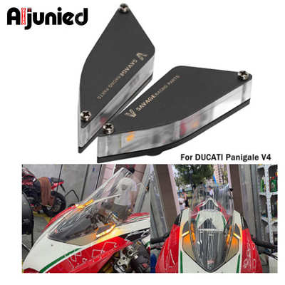 适用杜卡迪V4 V2后视镜孔位LED转向灯摩托车转向灯隐形转向闪光灯