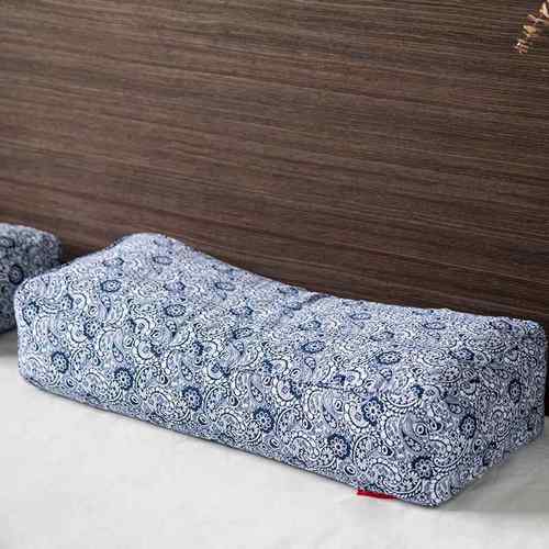 A布6L老年人枕头老式F76S899T头枕护耳荞麦老粗高枕芯可拆洗枕套