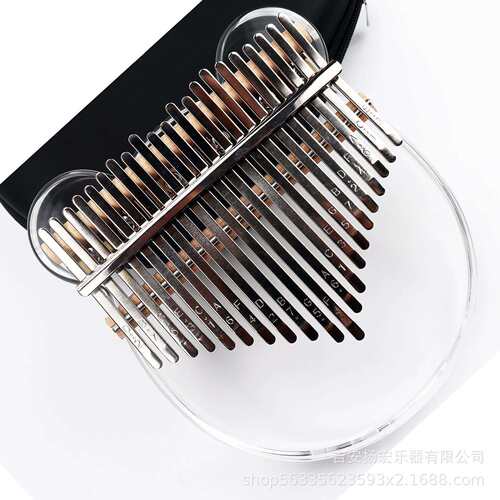 透明水晶17音21音拇指琴卡林巴 初学者便携式琴 手指钢琴
