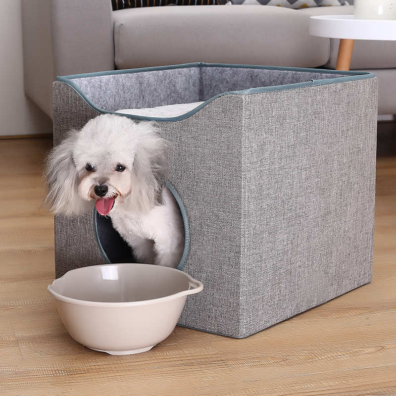 家居用品双层狗窝四季通用猫笼可放置客厅卧室可折叠宠物猫