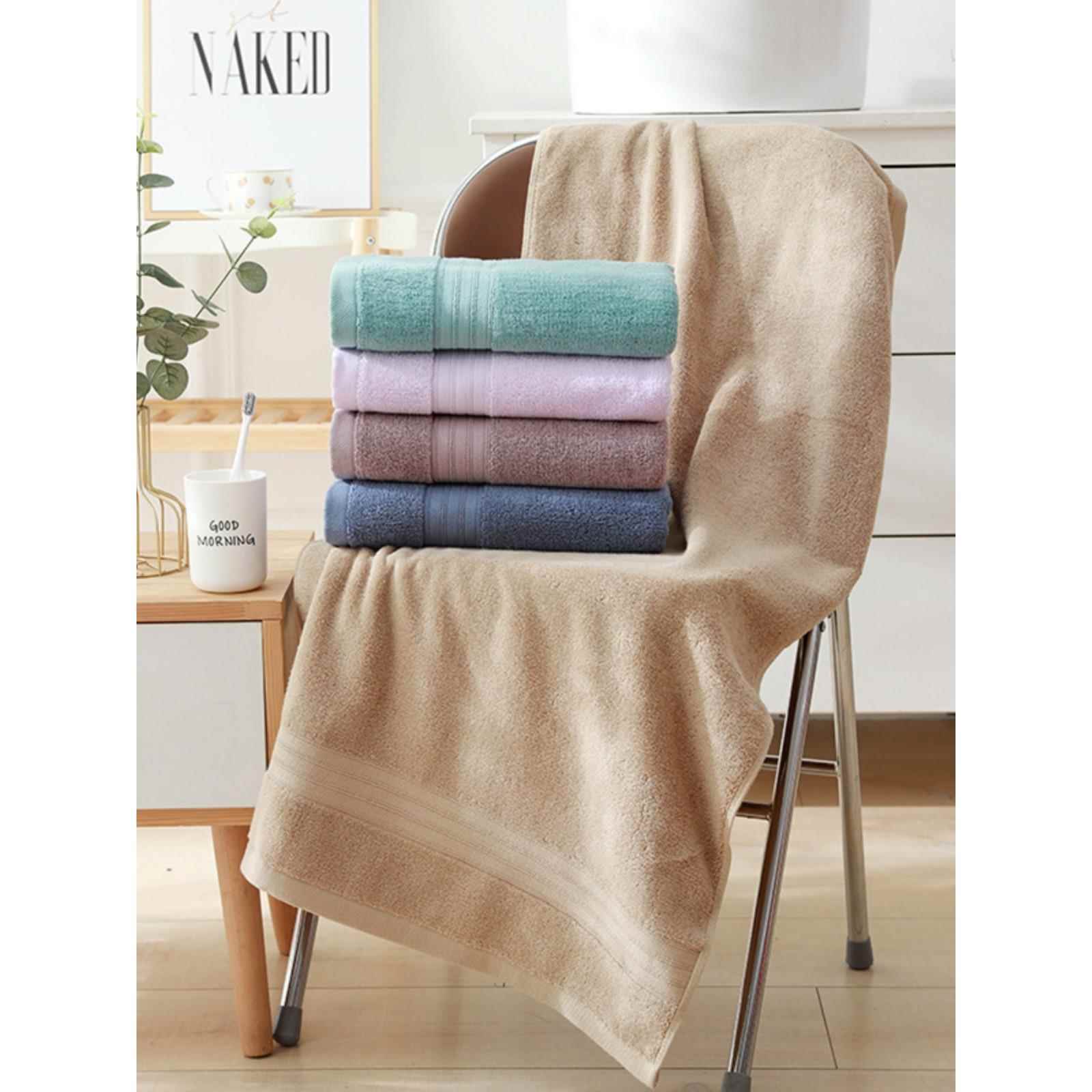 50x100cm60x120精梳长绒小号浴巾加厚加大柔软吸水冲凉大毛巾