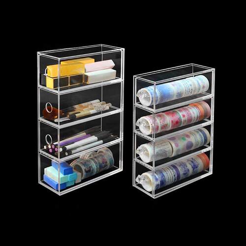 小学生用品纸胶带收纳亚克力展示收纳架 新款胶带整理架 手帐架