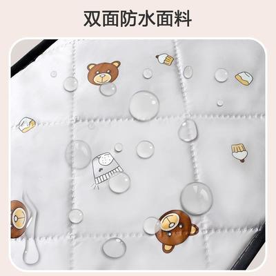 儿童专用挡风被电动车前置座椅秋冬季亲子款电瓶车开叉双面防风罩