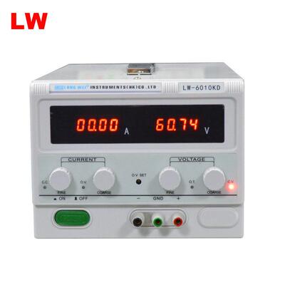 LW6010KD龙威直流稳压电源60V10A可调电镀测试老化开关电源