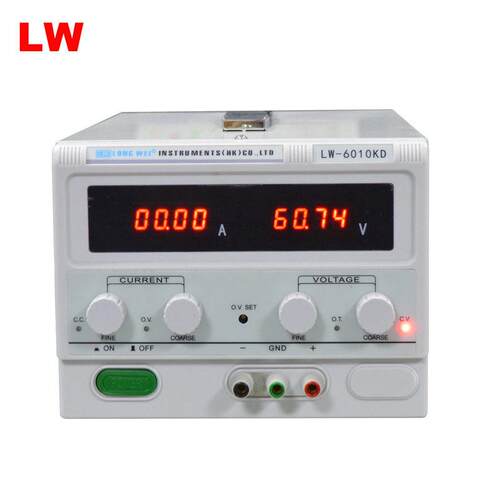 LW6010KD龙威直流稳压电源60V10A可调电镀测试老化开关电源