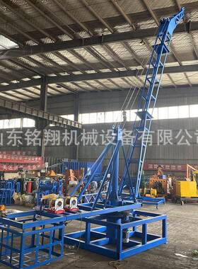 水库码头装车仓库运货码垛吊装钢结构起吊机60°旋转鱼塘吊鱼机